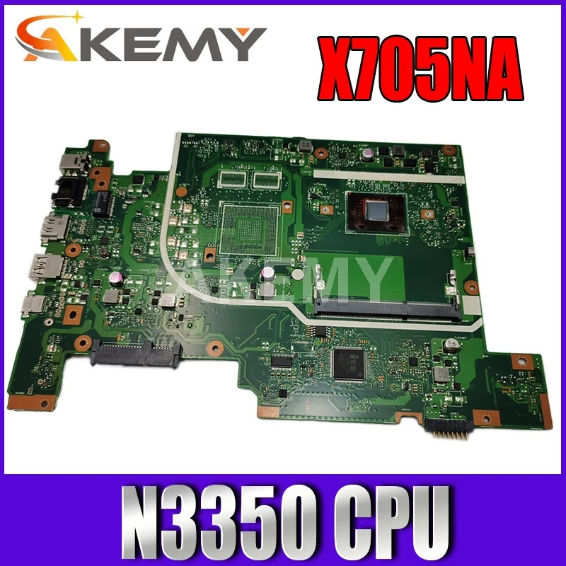 For ASUS Vivobook 17 X705NA X705NC X705N X705UA X705 Laptop Motherboard Mainboard N3350 CPU HD GMA