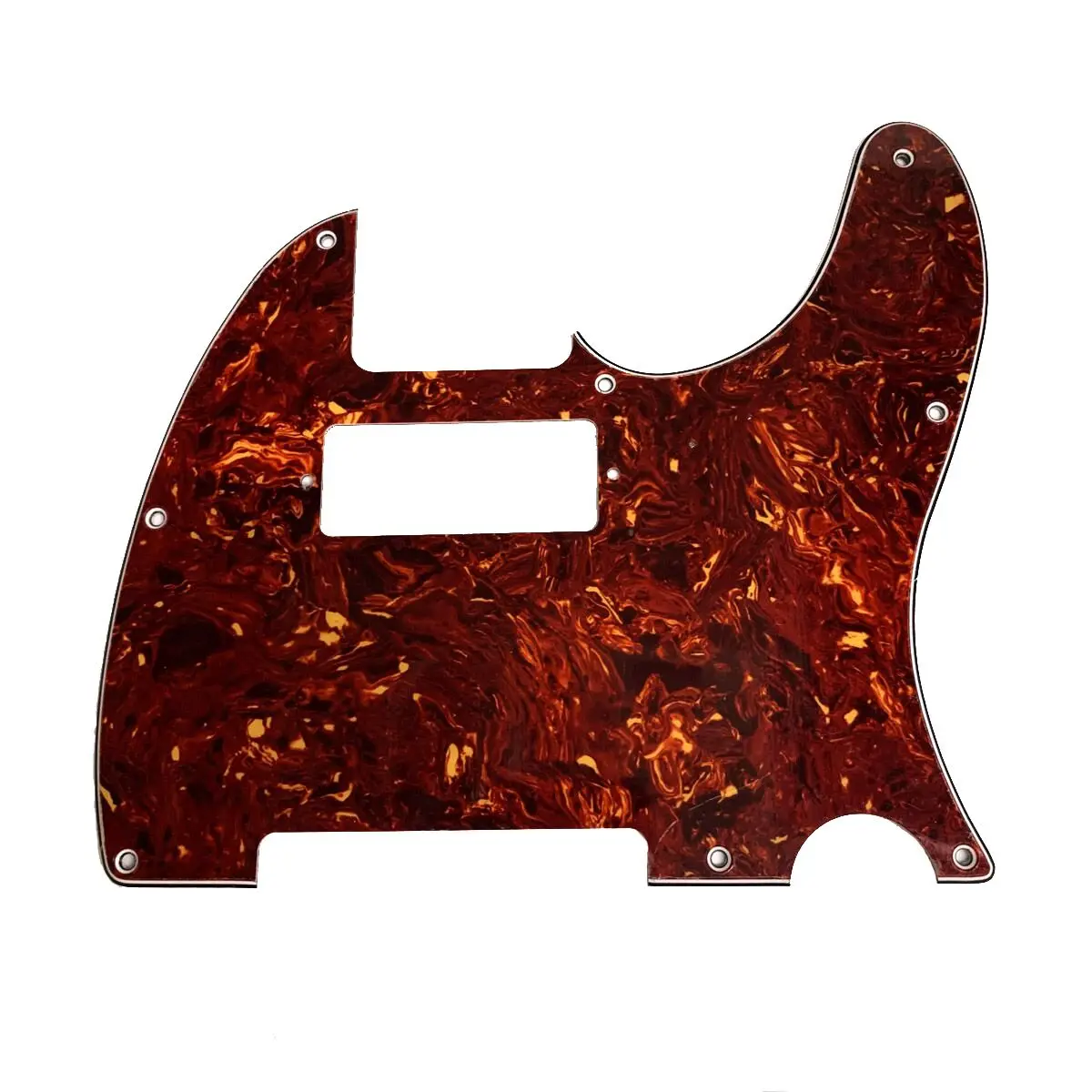 

KAISH Vintage Tortoise TL Style Guitar Pickguard with Mini Humbucker Hole