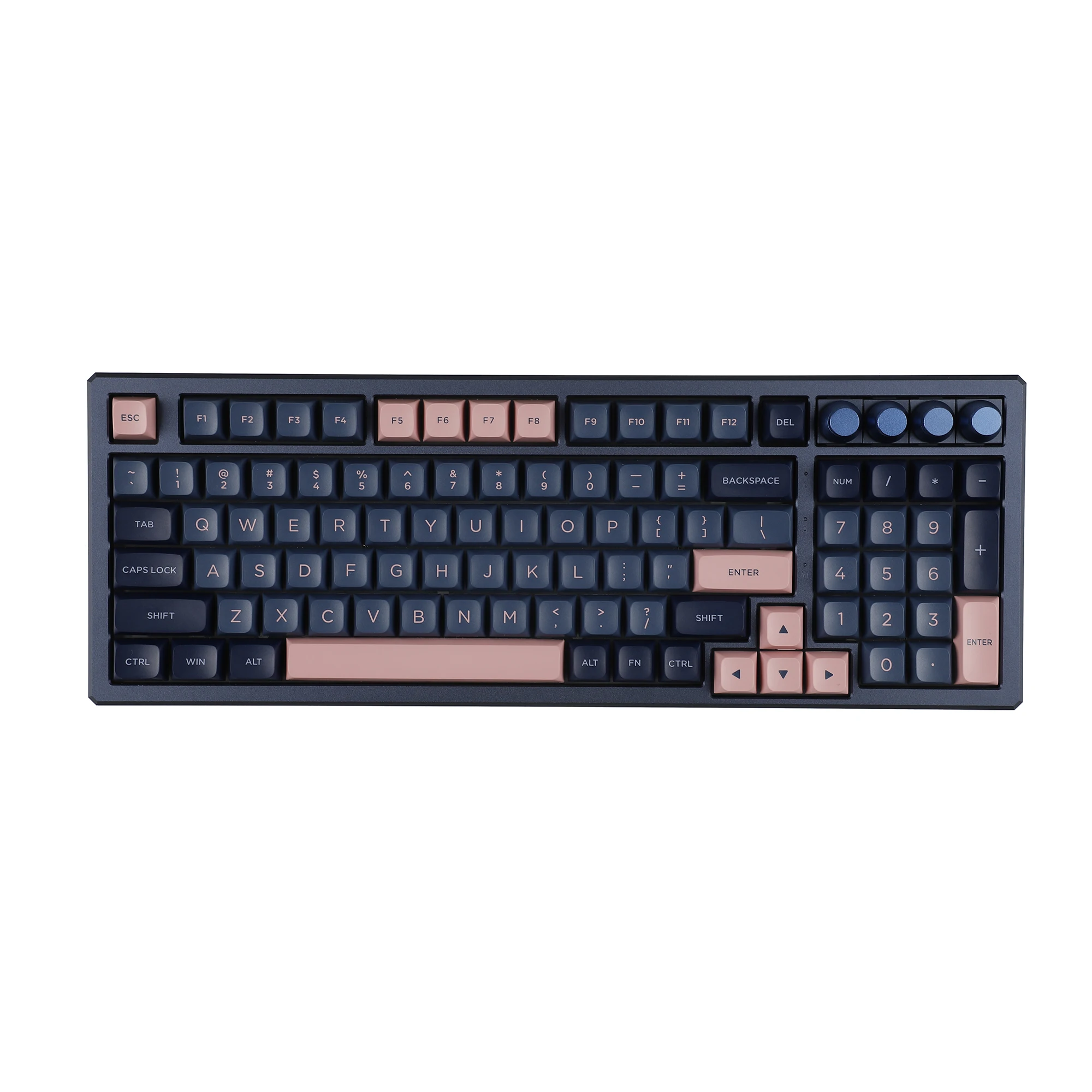 4 Knobs Aluminum GK980 Triple-Mode 1800 Gasket RGB Hot Swappable Macro Programmable Bluetooth Wired 2.4G Mechanical Keyboard