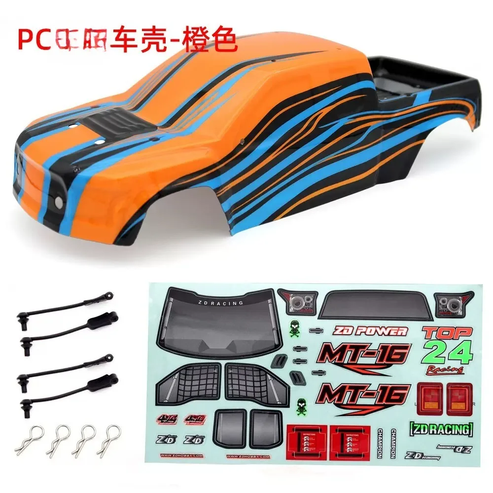 Запчасти для радиоуправляемой машины ZD Racing MT16 116: универсальный корпус, рычаг подвески, C-образное крепление, рулевой кулак, шина, мотор, шестерня, противоударные детали (тип собачья кость) 1 (art.: 3920db3666ccb) - 3920db3666ccb