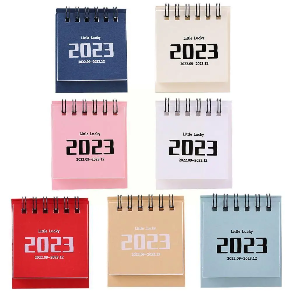 

Календарь 2022, 2023, однотонный цвет, телефон, Настольные принадлежности, календарь, календари, подставка для офиса и школы, F1I5
