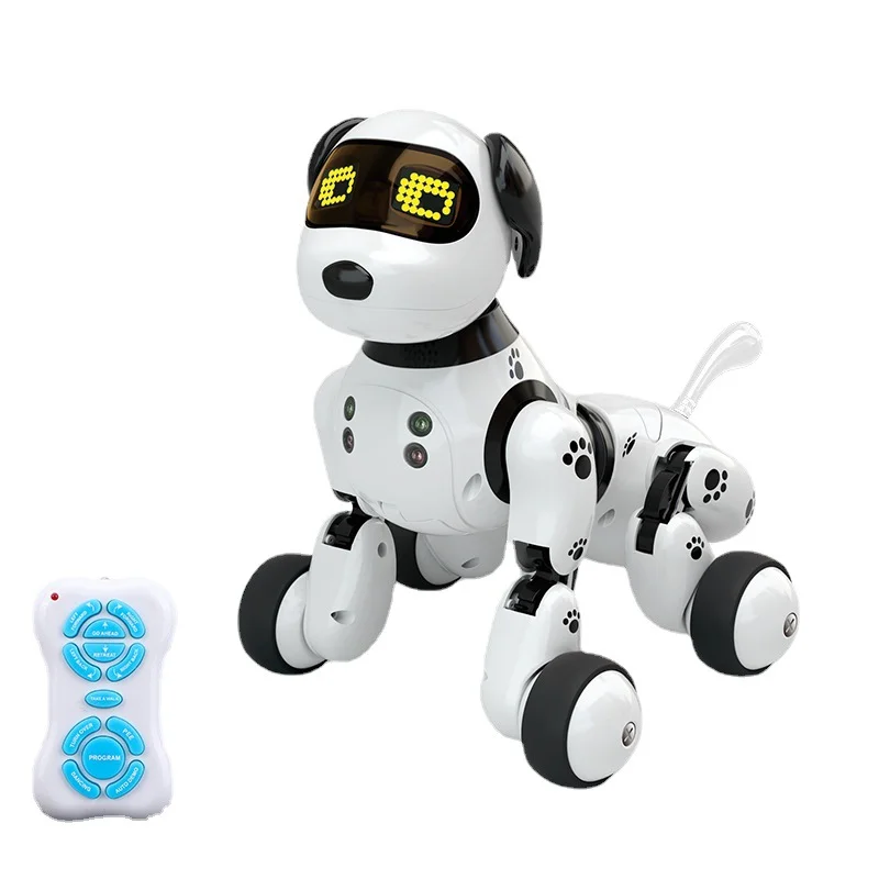 2.4G Wireless Remote Control Smart Animals Programable Toy Robot Dog  Remote Control Toys Kids Toys Electronic Toys робот собака