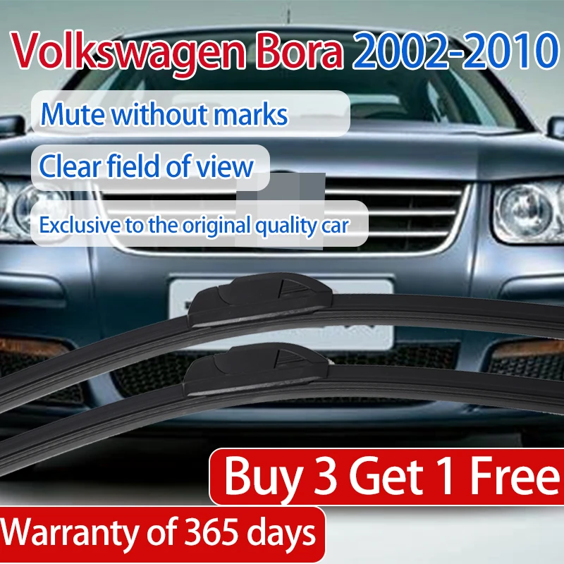 

ShangKeWen Boneless Silicone Windshield Frameless Rubber Wiper Blade For Volkswagen Bora Universal Wipers Volkswagen Accessories