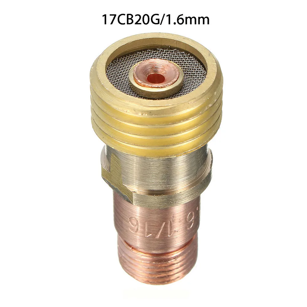 

For Tig Stubby Gas Lens Collets Connector Metalworking Torch With Mesh