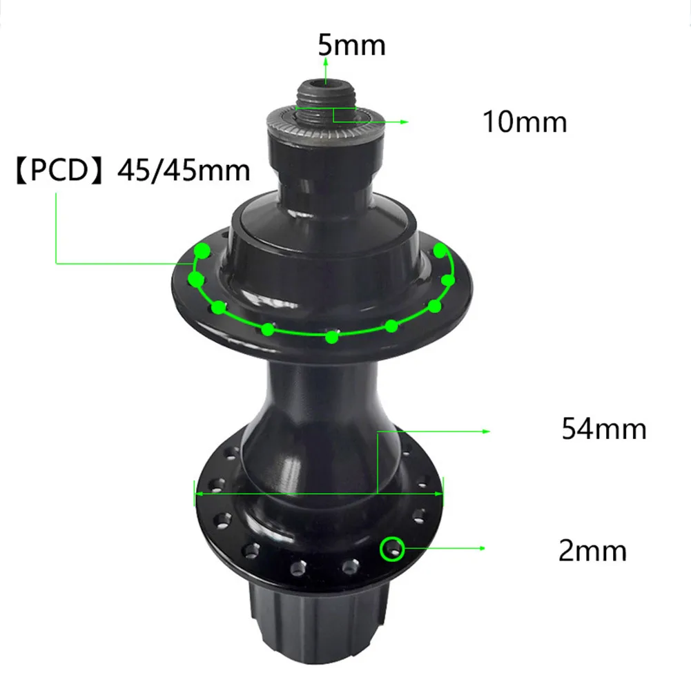 

Folding Bike Road Bike Brake Hub Aluminum Alloy Cycling Parts Quick Release V Brake 130mm 2 Bearing Accessories