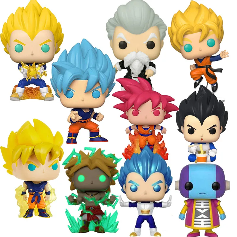 

Фигурки из м/ф «Драконий жемчуг» Shenron Broly Master Roshi Vegeta Iv Son Gohan Goku, коллекционные украшения, модели, игрушки, детские подарки на день рождения