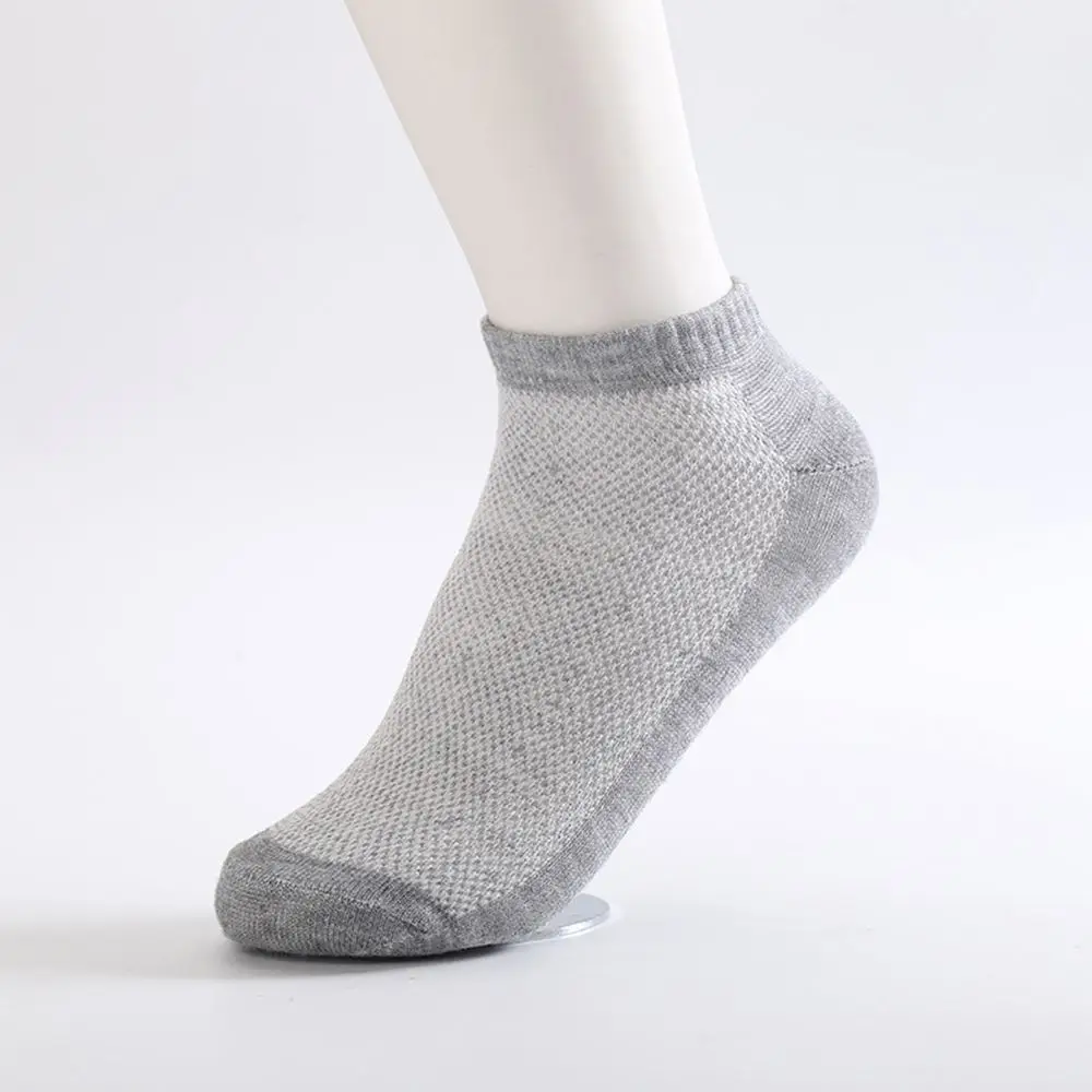

Invisible Men Thin Ankle Socks Breathable Invisible Socks Boat Socks Mesh Socks Men's Socks