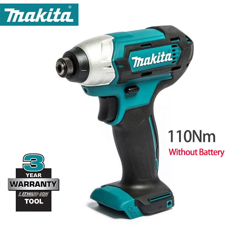 

Makita TD110DZ Cordless Screwdriver Impact Driver 12V 110Nm Speed Electric Wrench Rechargeable Drill LED Light Power Tool