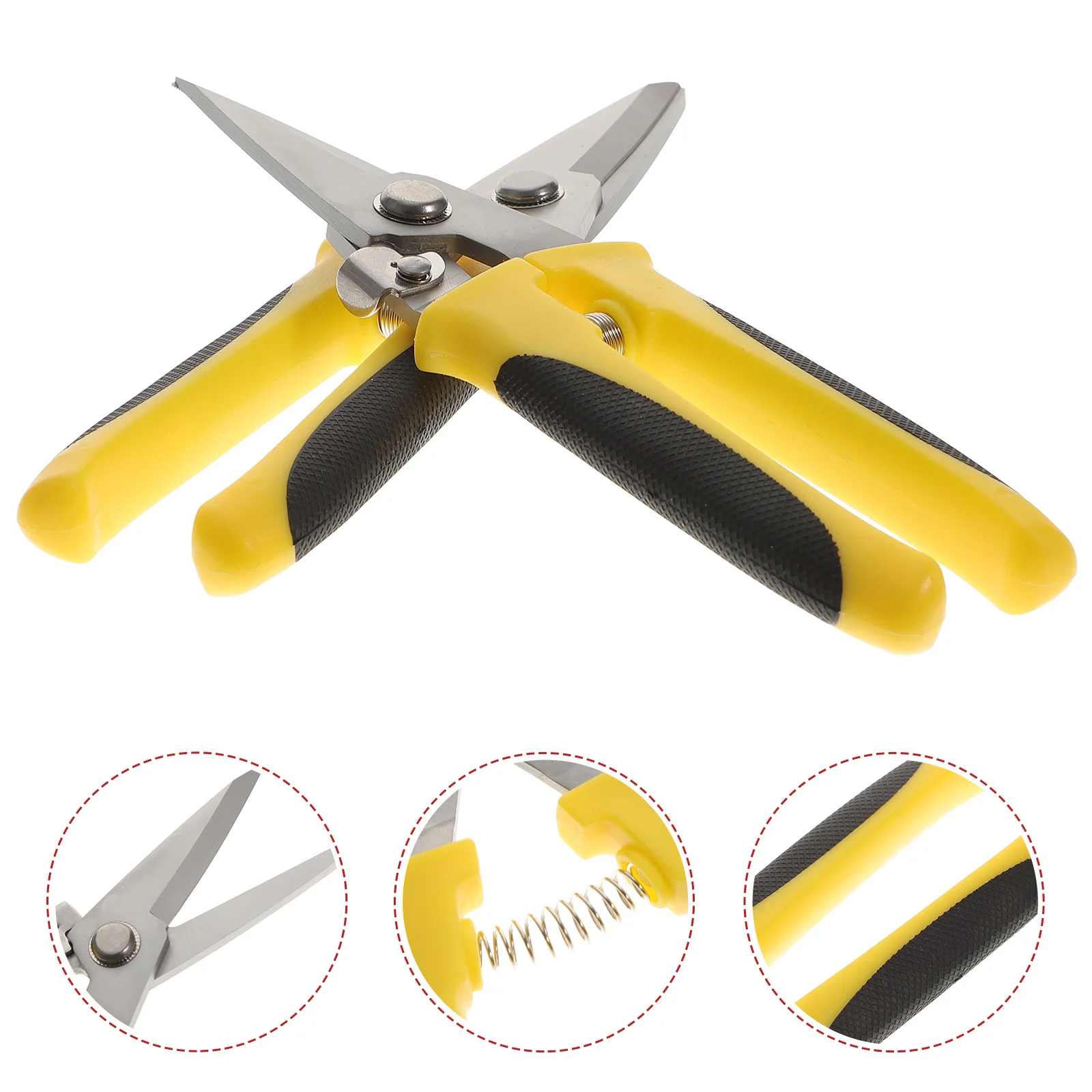 

Tin Electronic Scissors Steel Metal Snips Wire Cutters Roofing Tools Aviation Cutting Shears