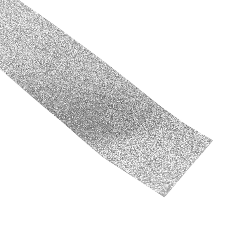 

4Pcs 10M Glitter Washi Tape Stick Self Adhesive Decorative Decora Craft DIY Paper Silver