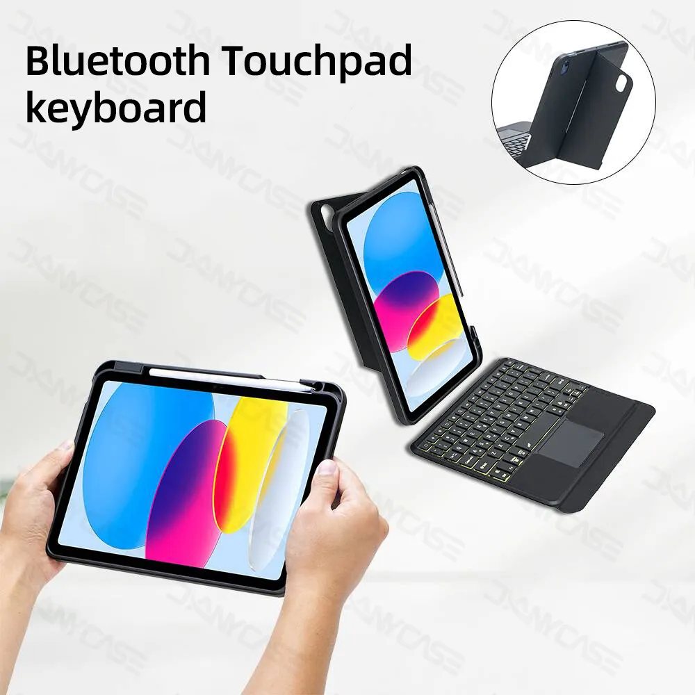 Волшебная клавиатура HANSONG для iPad Air 1113 M2 2024 Pro 1113 M4 для Air 45 10,9 10th 789th 10,2 Pro 11 12,9 Mini 6, чехол для телефона (art.: 3920c802beac7) - 3920c802beac7