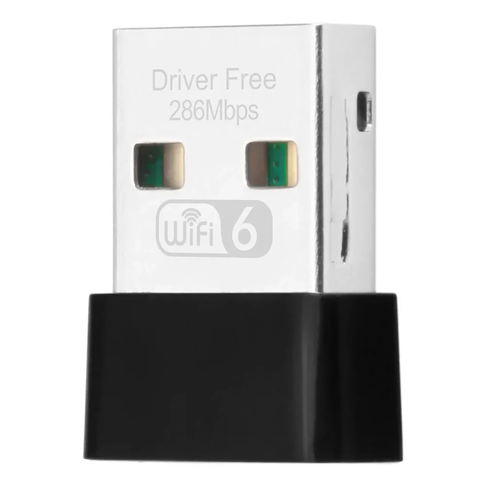 300 Мбит/с WIFI 6 адаптер AX286 сетевая карта Mini USB ключ 2 4 ГГц 802.11AX прием сигнала для ПК