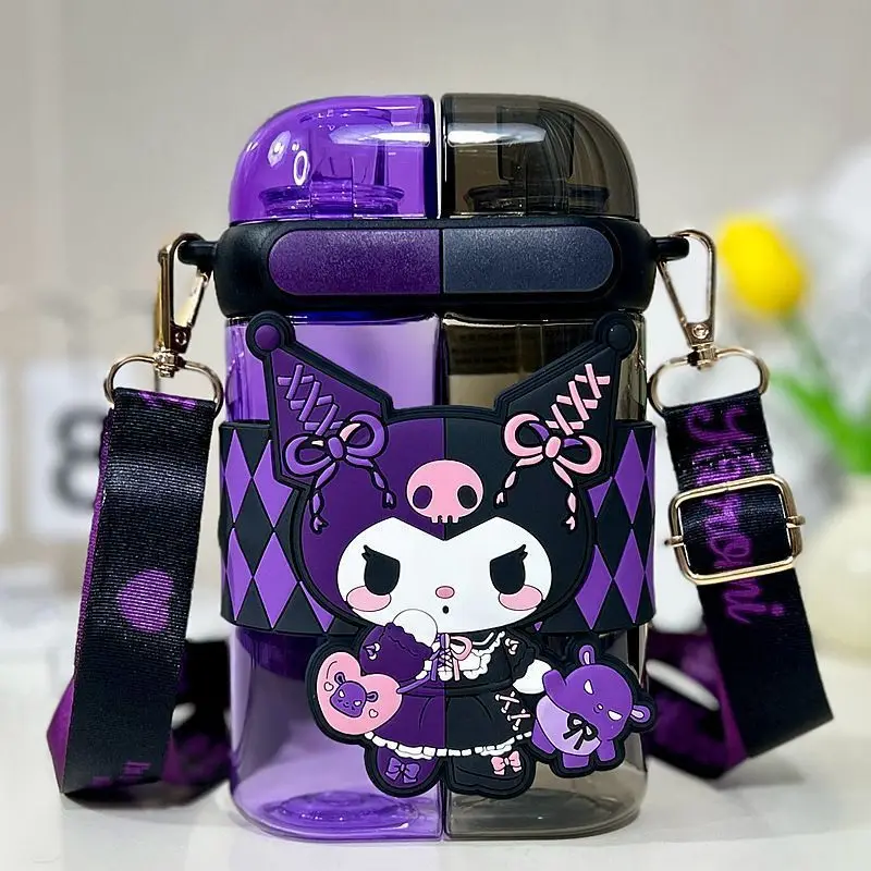 Хит продаж двойная чашка для напитков SanrioHellokitty из соломы мультяшная милая