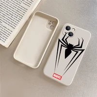 phone case 11 marvel spider venom white for iphone 13 12 11 pro max 7 8 plus xr xr xs max 6 6s se cover silicone cover