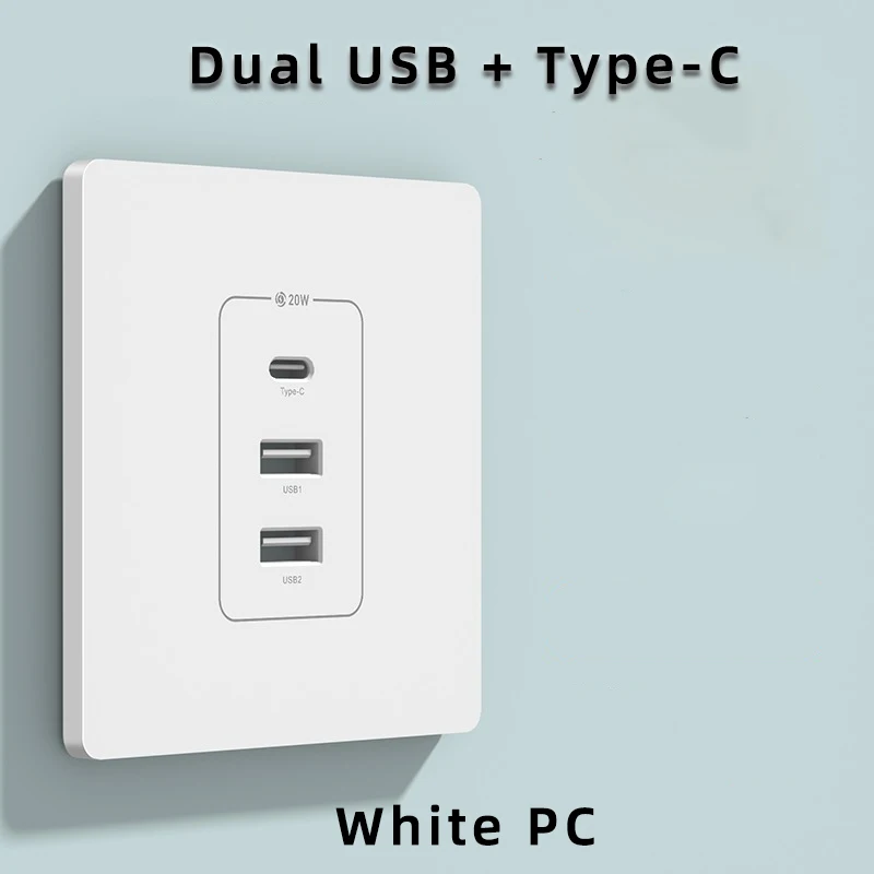 

Двойная розетка USB Type-C HSIMNENSII TM4U 20 Вт