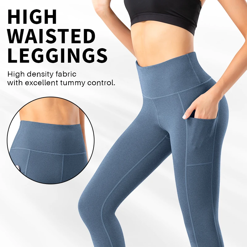 

Gymclick Women Leggings Yoga Pants High Waist Workout Hip Raise Sexy Leggins Stretchy Slim Sportswear Gym Squatproof Tights.