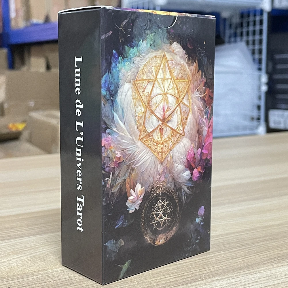 Beautiful English Tarot Decks Unique 12x7cm High Quality Thick Cards with Guide Book Runes Divination Prophet