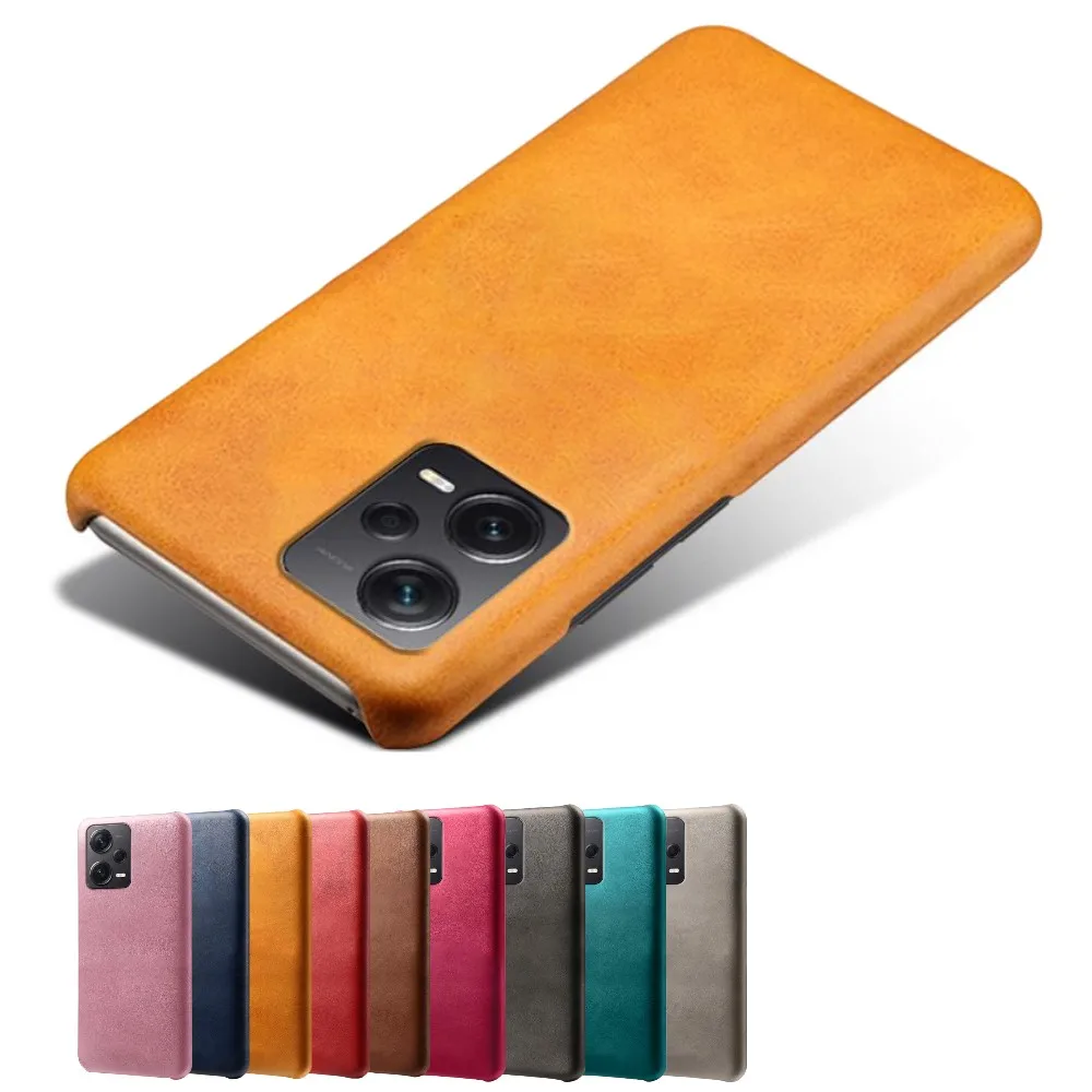 

For POCO X5 Pro funda for Poco X5 Pro PU Leather Case for Xiaomi Pocophone X 5 Pro Coque Slim Hard PC Cover