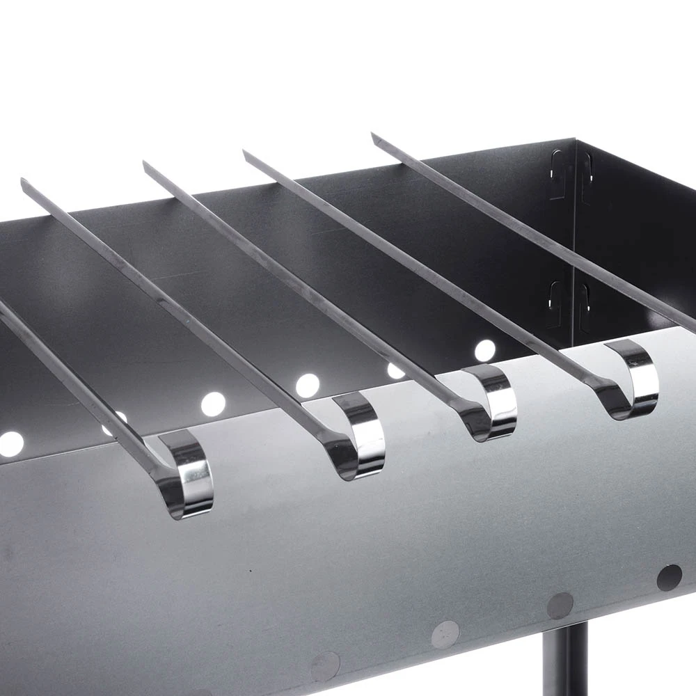 Мангал Grillboom Эконом сборный сталь 0 4 мм 40x25x40 см с шампурами |