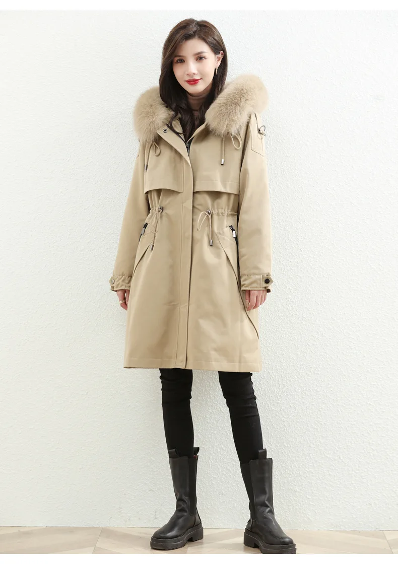2022 Women Artificial Fur Fashion Long Fur Coats Thick Warm Winter Coat Faux Fur Outerwear winter women coat