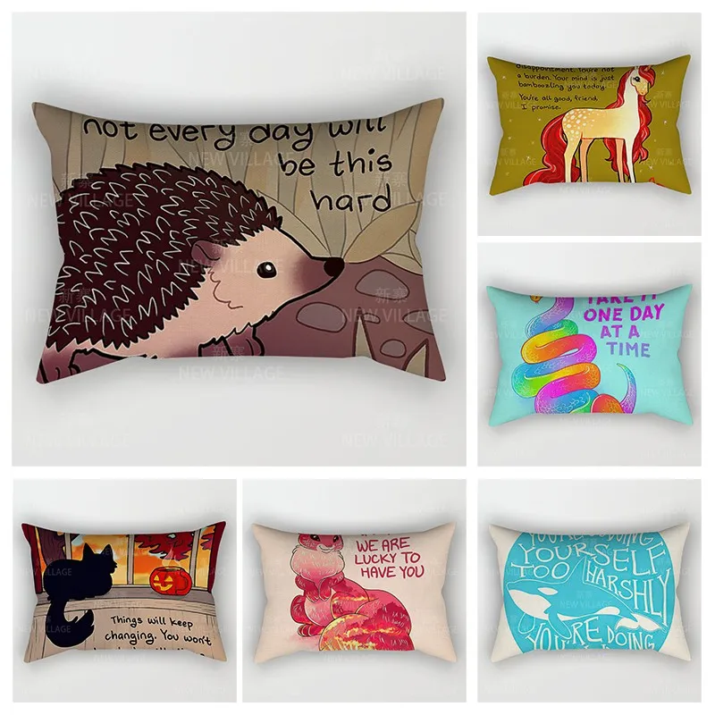 

Скандинавский осенний домашний декор 30*50, чехол для диванной подушки, чехол для дивана, чехол для дивана, 30x50 см, 40x60 40*60, бохо, винтажная манда...