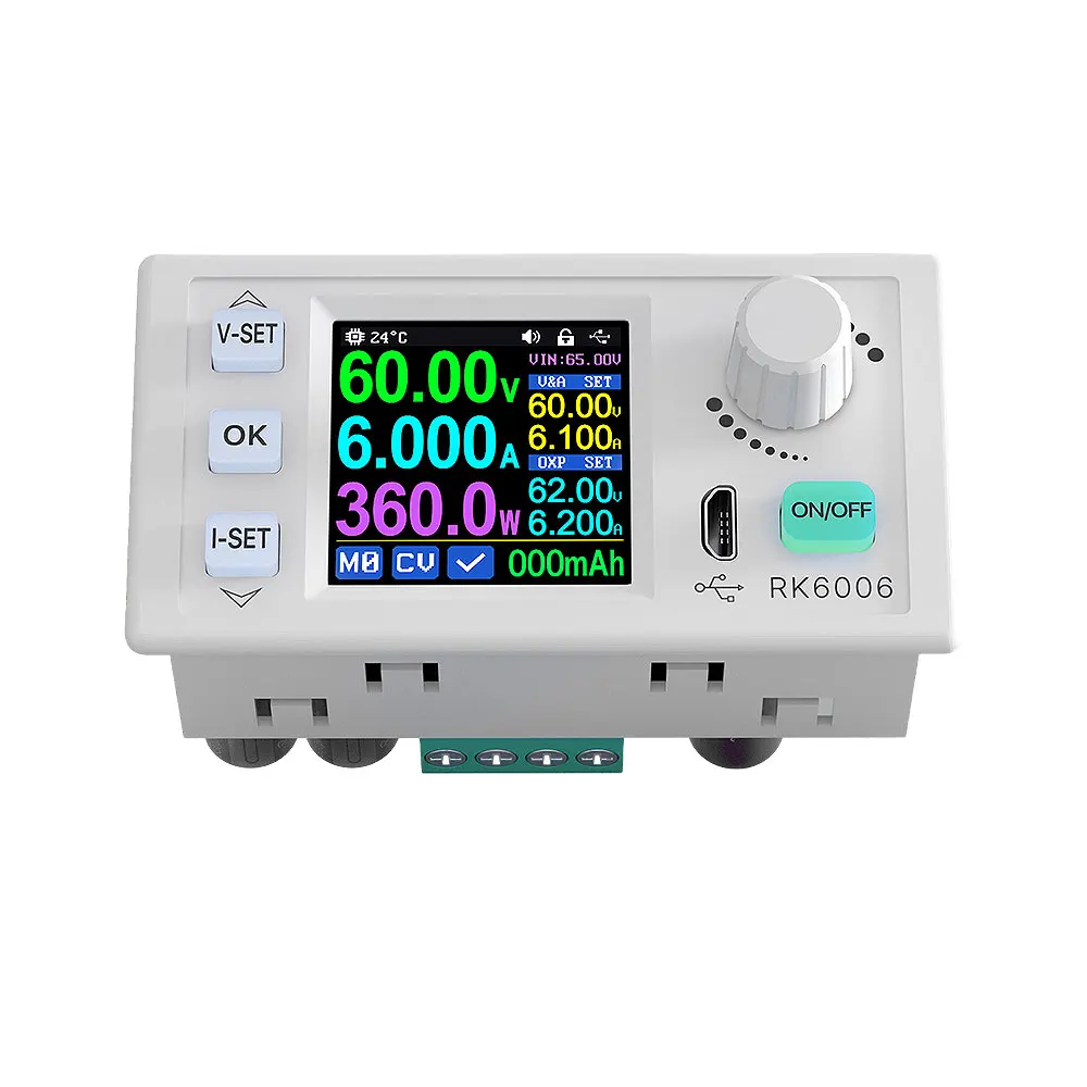 

Регулятор напряжения RK6006BT RK6006 60 в, версия для связи, Регулируемый понижающий источник питания постоянного тока, понижающий преобразователь источника питания