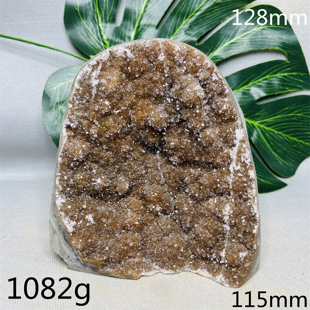 Uruguayan аметист коричневый кристалл флэш-кристалл кластер украшение для домашней