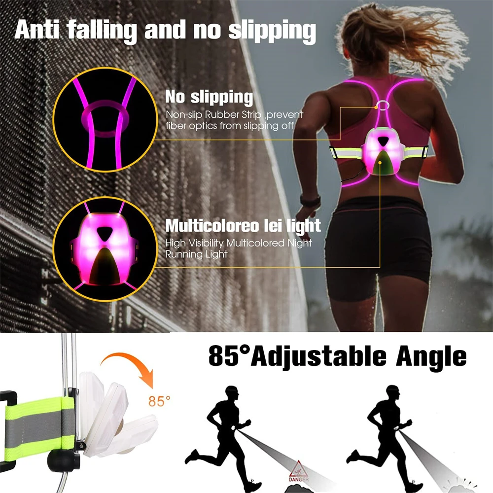 Светоотражающий Жилет для вождения со светодиодной вспышкой 360 |