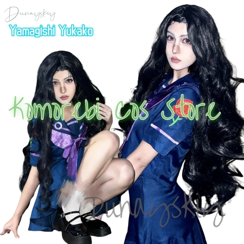 JoJo's Yamagishi Yukako Косплей Костюм Парик Женская JK Униформа Одежда Юбка Аксессуары