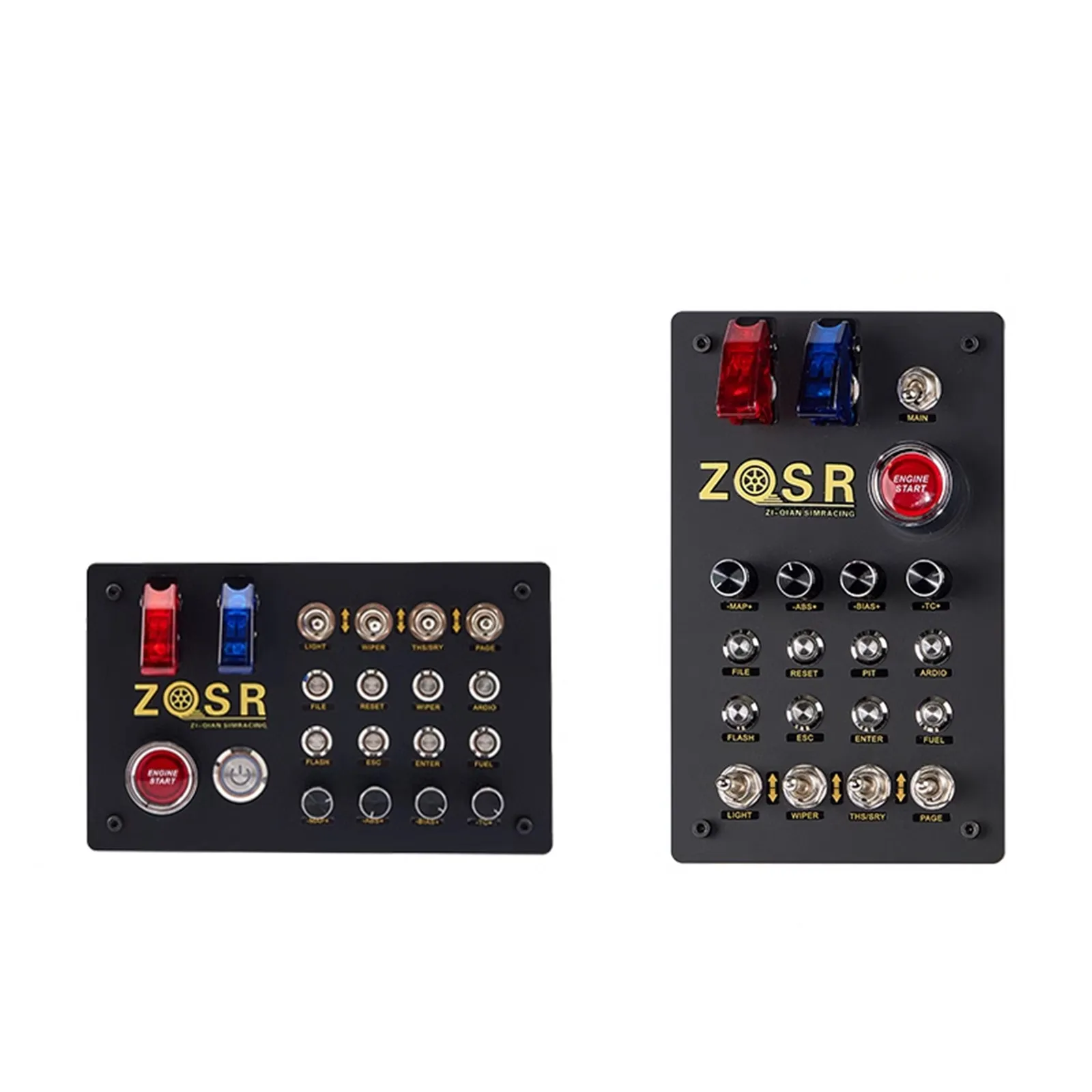 

ZQSR PC USB Simulates Racing Car Central Control Box Multifunctional Control Button Box for Fanatec Thrustmaster Simdid