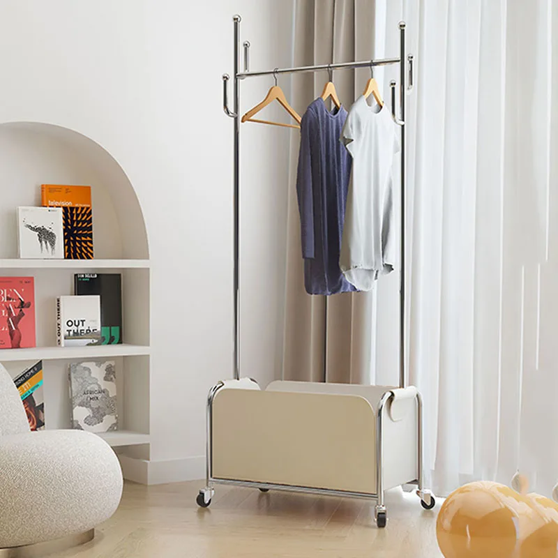 

Minimalist Clothes Rack Aesthetic White Home Eccessories Corner Shelf Living Room Burro Ropa Perchero Storage Bedroom Furniture