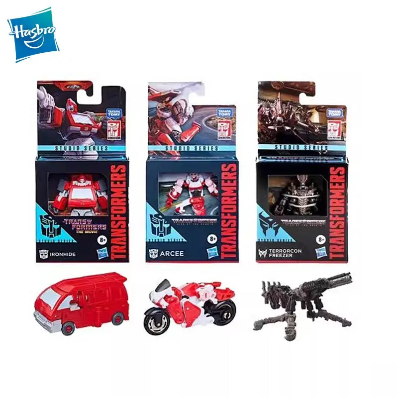 

Original Takara Tomy Hasbro Transformers Movie Ss Series Ironhide Arcee Terrorcon Freezer Core Level Action Figure Autobot Model