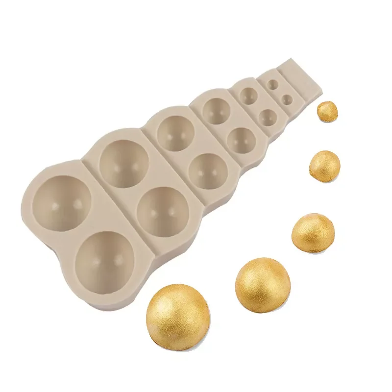 

Silicone Mold Semi-Round Pearl Cake Mold Semi-Round Ball Chocolate Cake Mold Epoxy Mold Baking Tools Cake Decoration