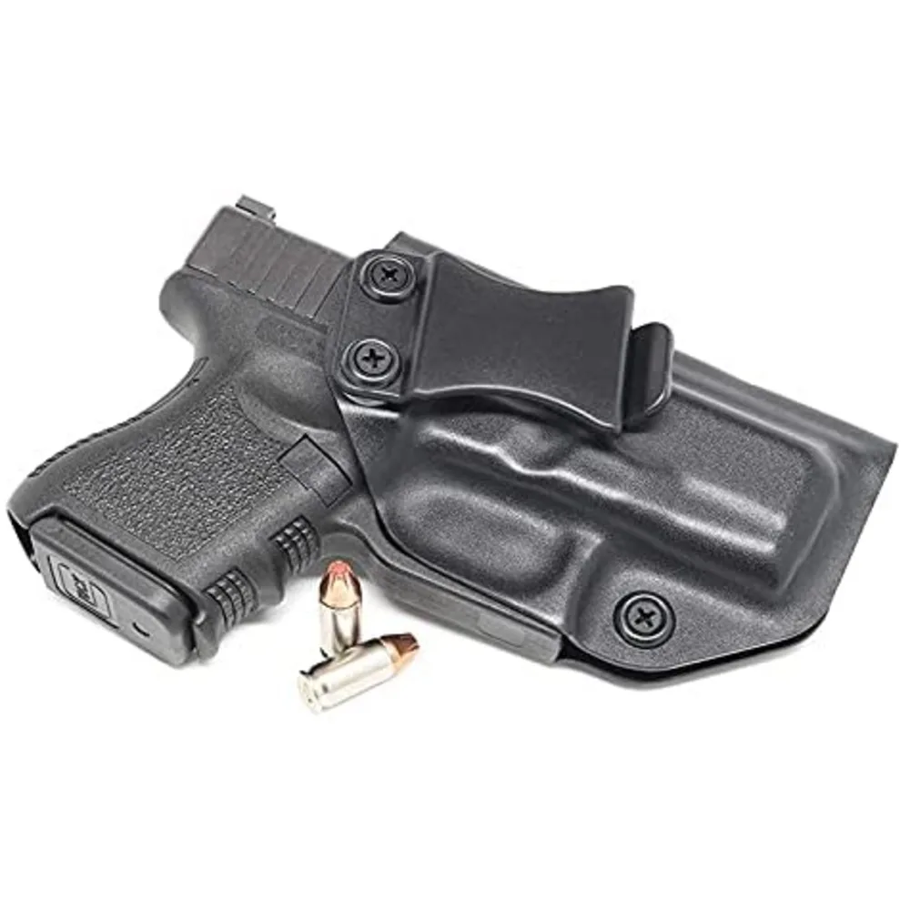 

Inside The Waistband IWB Kydex Holster Custom Fit for Glock 26 27 33 Gen1-5 Concealed Carry Guns Pistol Case kydex Belt Clip