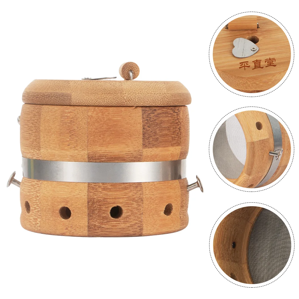

3-Gear Adjustable Temperature Moxa Heat Tank Moxibustion Box with Wearable Rope