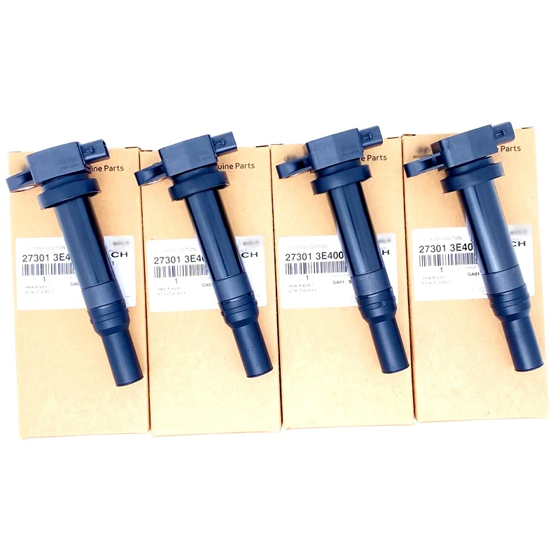 

4PCS 27301-3E400 Ignition Coil For Hyundai Santa Fe Kia Optima Rondo 2.4L 2.7L 2006-2010 27301 3E400 273013E400 UF558 5C1624