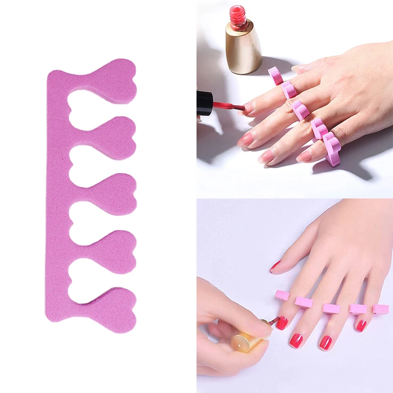 

2/6/10/12PCS Pedicure Toe Separators Bulk Nail Art Finger Separators Soft Foam Toe Stretcher For Toes and Finger Nail Art Tools