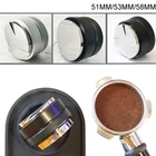 Пресс для Кофе Barista Es press o Tamper515358 мм, основание, прозрачный корпус, нержавеющая сталь 304, двухсторонний молоток для порошка кофе