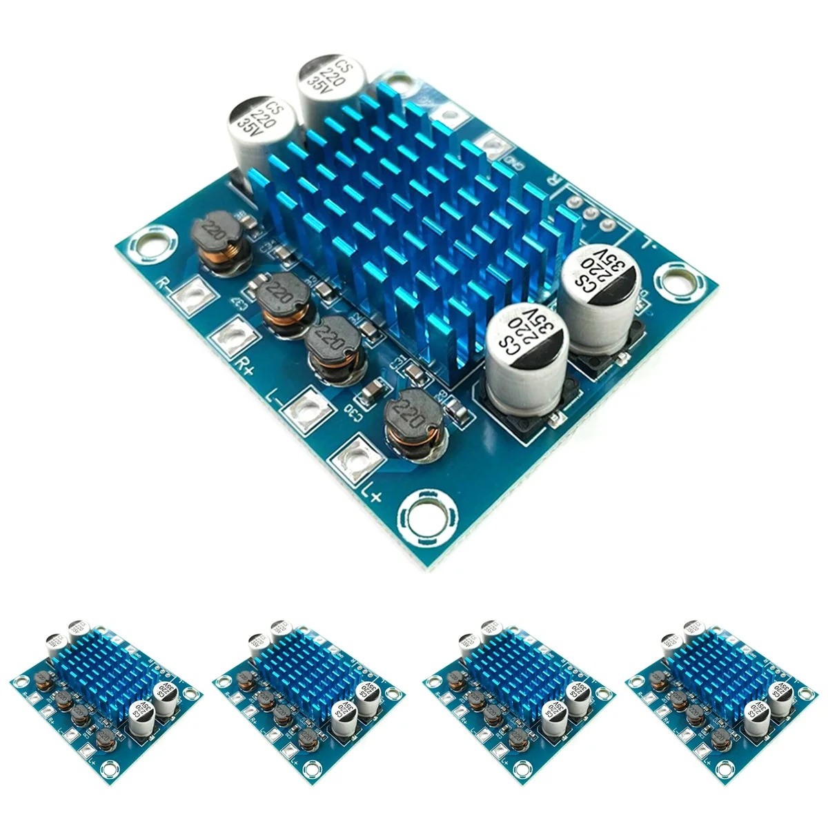 

5 шт., цифровой стерео усилитель мощности, 30 Вт + 30 Вт