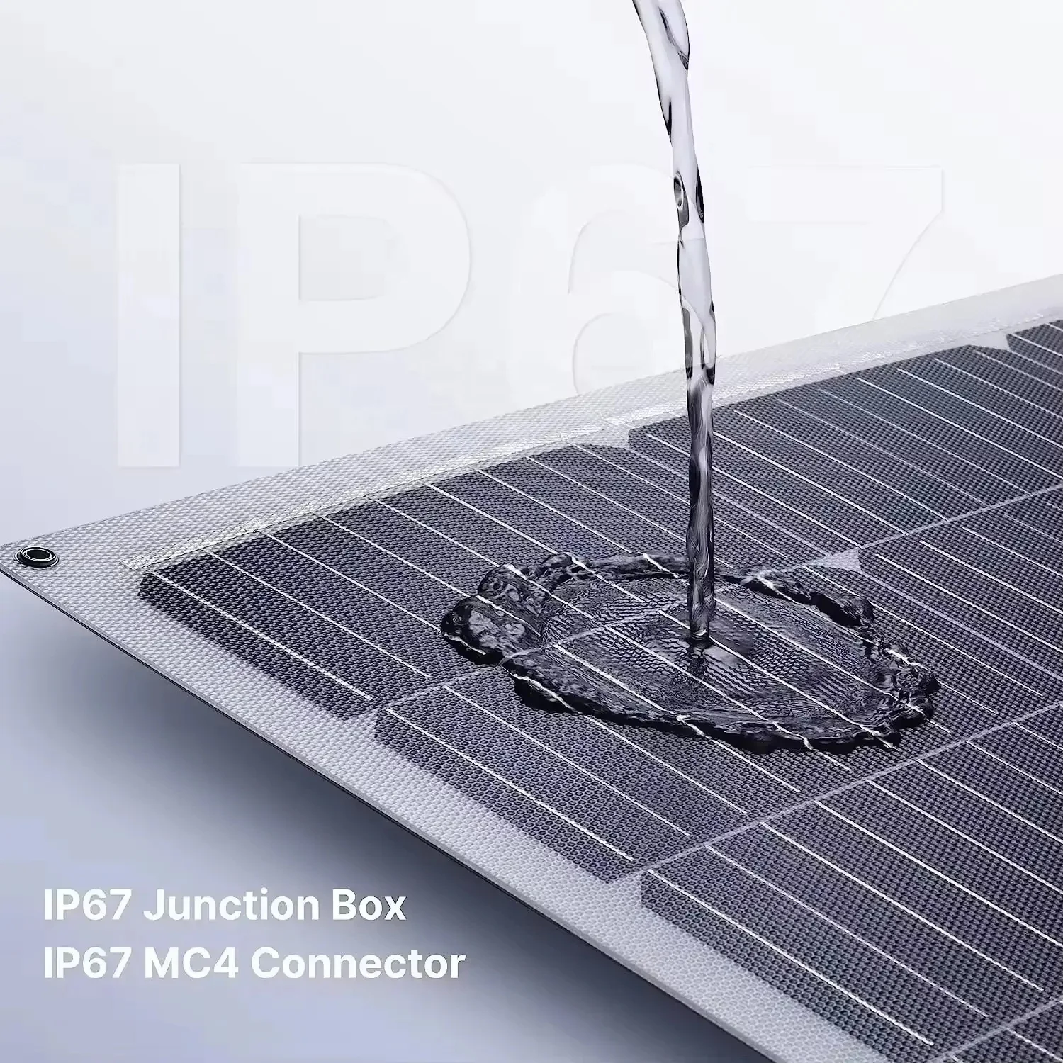 160 Вт 200 240 Гибкая солнечная панель Mono HJT PV Тонкопленочная Легкая ETFE 24 В 48 для