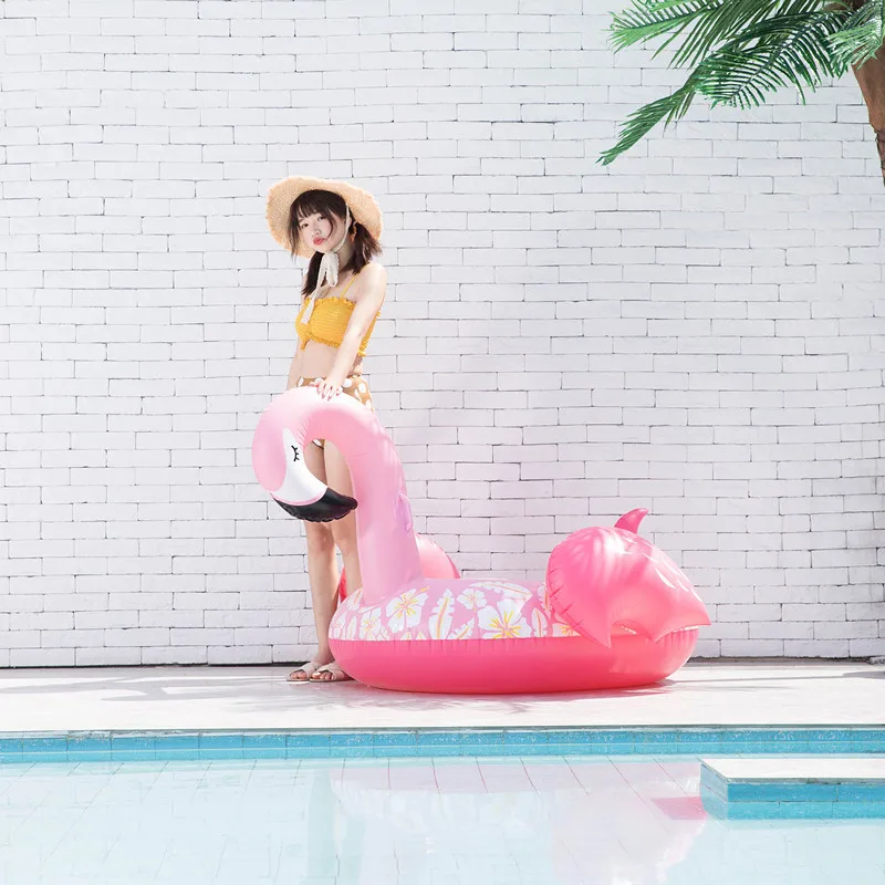 Надувной круг для плавания круговой матрас 60 дюймов лебедь фламинго единорог