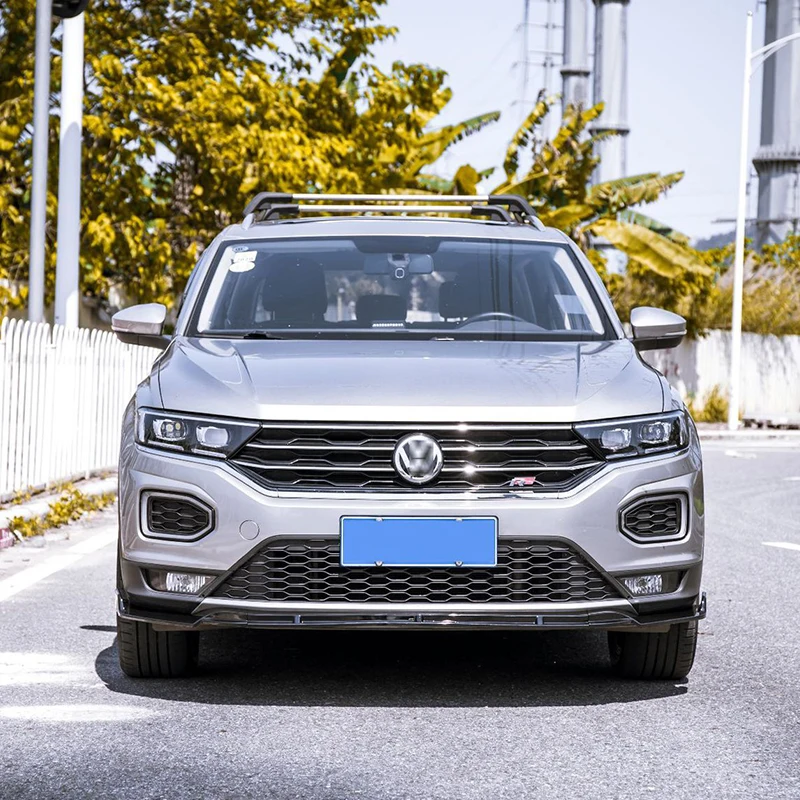 Для VW T-Roc / T Roc TSI TDI 2017-2022 автомобильный передний бампер разветвитель спойлера