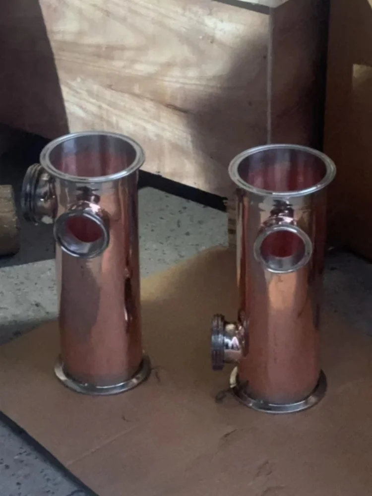 Медная корзина джига диаметром 4 дюйма (102 мм) 119 мм для дистилляции длина 300