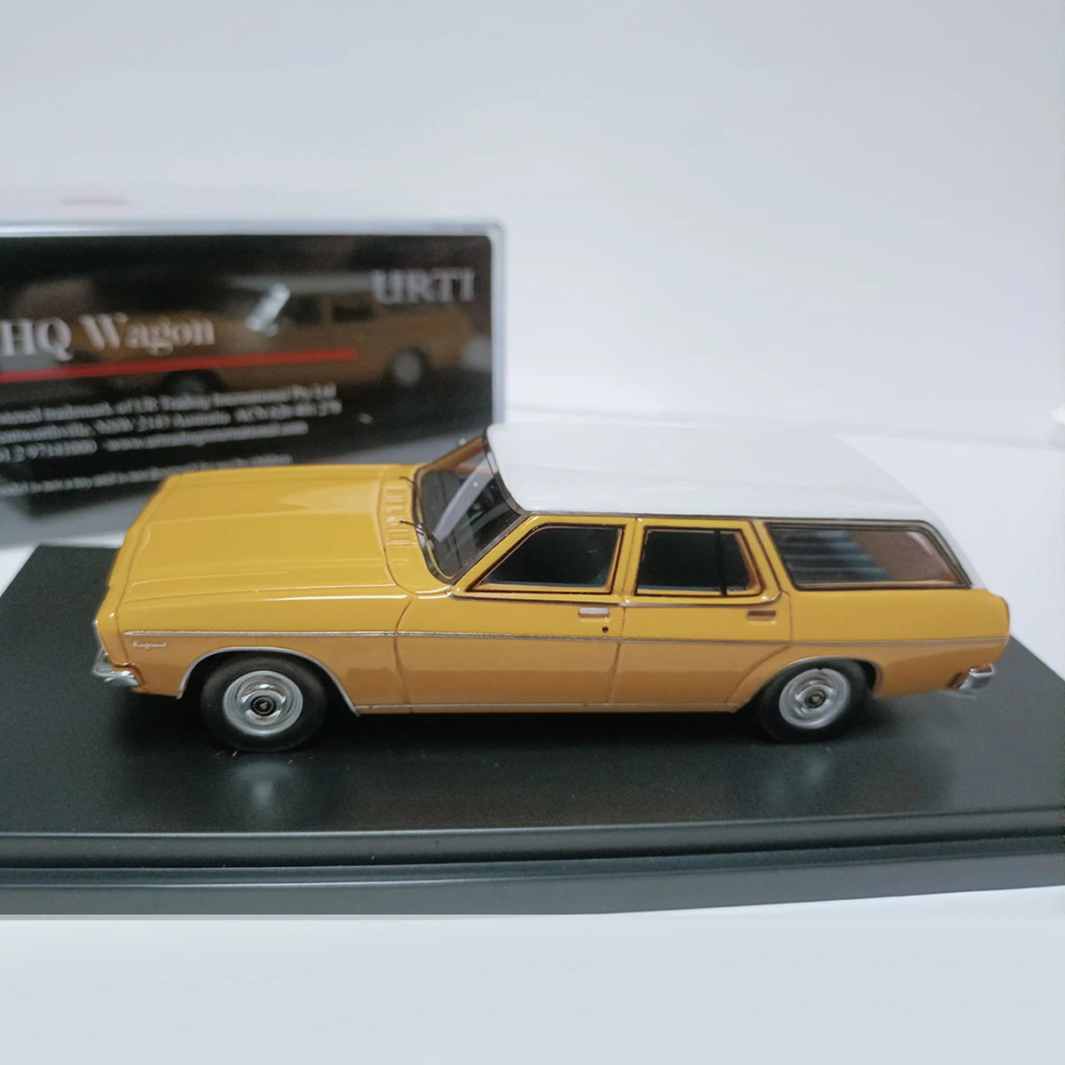 Фото Trax, масштаб 1:43, модель Holden HQ Wagon 1971 года из смолы, оранжевого цвета, классические игрушечные автомобили, ностальгия, подарки для взрослых, сувенир, статичная модель для демонстрации. №2