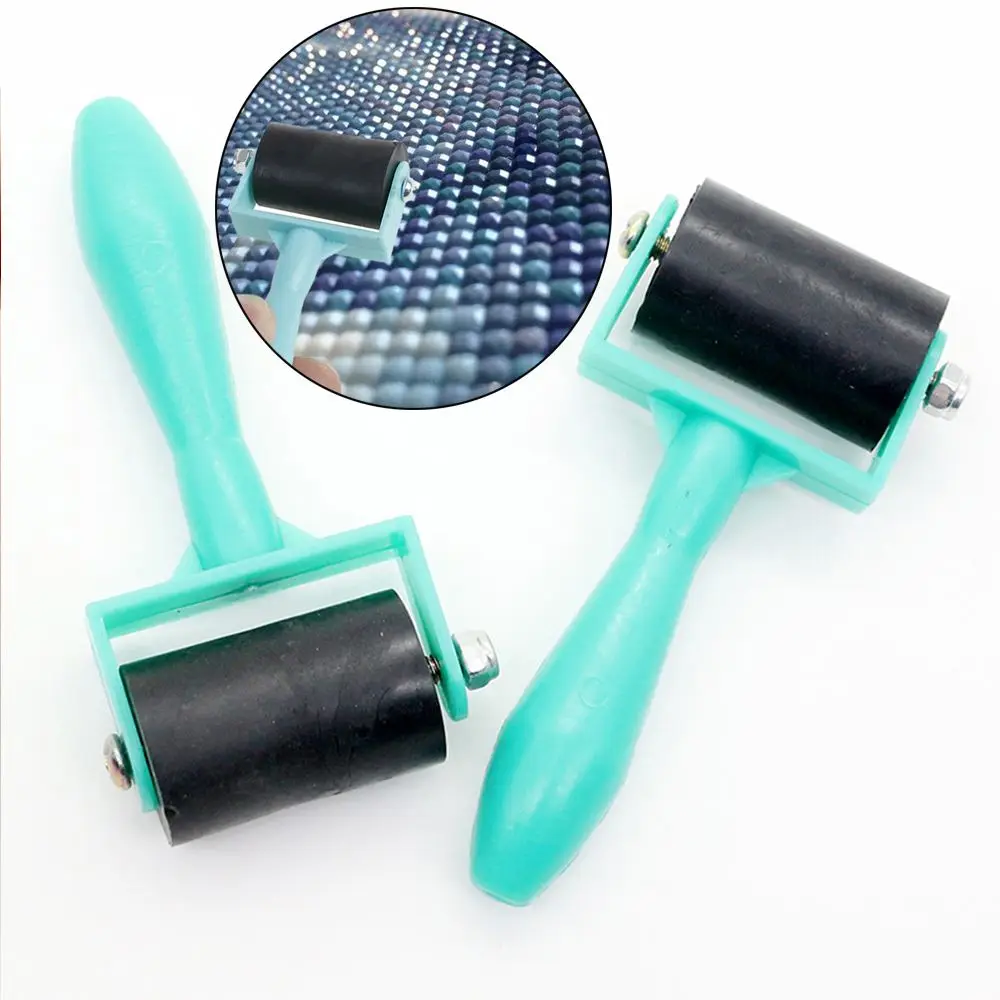 

Random Color Art Rolling Pin Ink Fittings 5D Cross Stitch Accessories Diamond Painting Roller Clay Tool Plastic