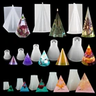 Силиконовая форма в виде треугольной пирамиды, 20-60 мм