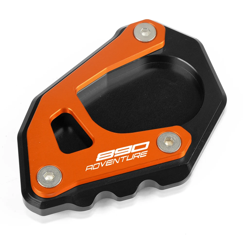

For 890Adventure R S 890 2021 Motorcycle CNC Flat Foot Side Stand Extension Plate Kickstand Foot Enlarger Motorcycle Accessories