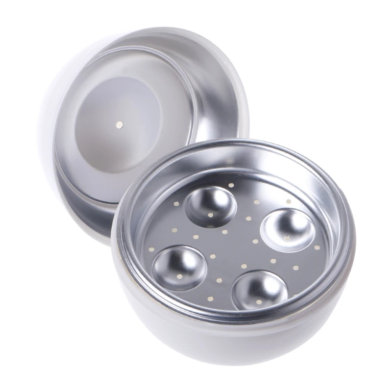 

Microwave Egg Steamer Boiler Cooker Easy Quick 5 Minutes Hard Or Soft Boiled
