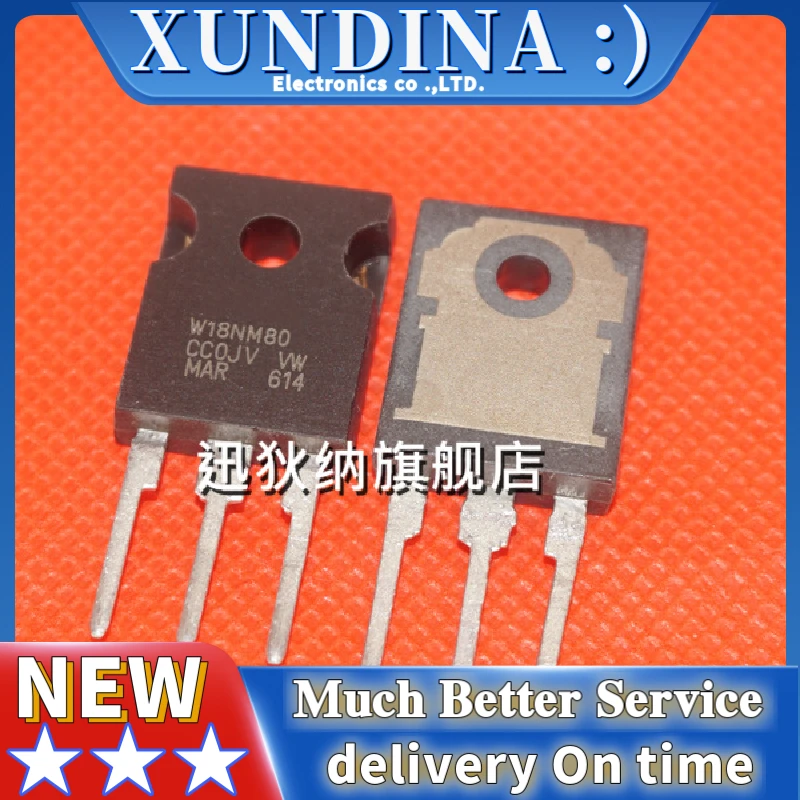 

5 шт./лот W18NM80 STW18NM80 TO-247 новая и оригинальная интегральная схема