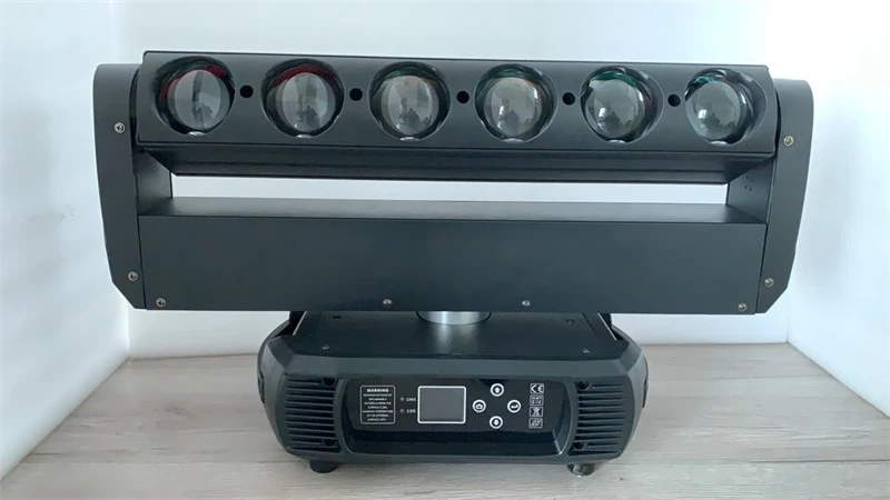 8 шт. 6x40 Вт 4 в 1 RGBW мыть светодиодный луч бесконечная подвижная головка стробоскоп